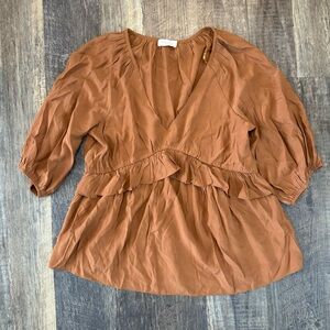 Pink Lily Fall Long Sleeve Blouse